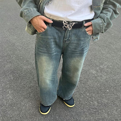 Men's Punk Snake & Butterfly Buckle Leather Belt - Edgy Rock Style Waist Belt