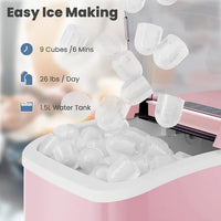 Countertop Ice Maker Machine – Compact Quick-Freeze Ice Maker