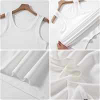 Lyocell Cotton Cool-Touch Stretch Slim-Fit Sports Vest