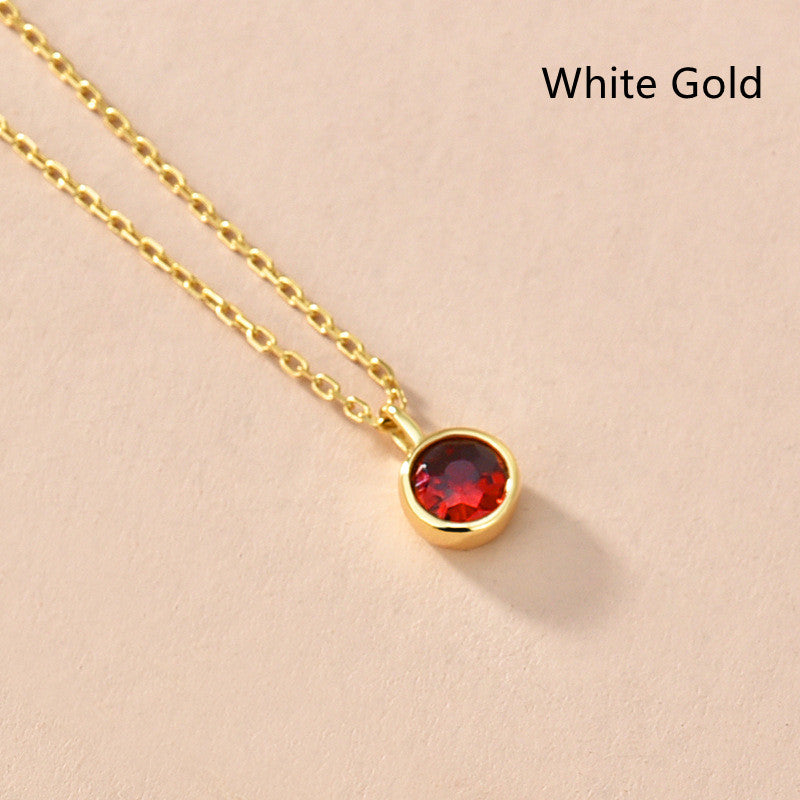 Women's Fashionable Simple Sterling Silver Solitaire Necklace With Twelve Zodiac Signs What Else You Got?