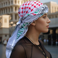 Men's Saudi Print Headscarf – Warm, Sun-Proof & Dustproof Square Scarf for All Seasons