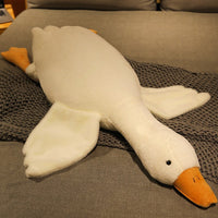 Giant White Goose Plush Pillow – Ultra-Soft Bedroom Decor & Sleeping Cushion (Up to 190cm)