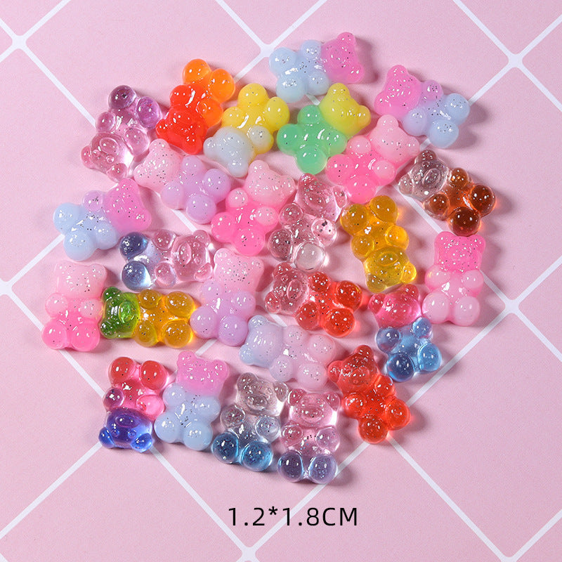 Double‑Color Bear Resin Accessories – DIY Epoxy Phone Case & Jewelry Decoration Charms What Else You Got?