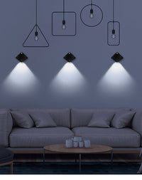 Smart Motion-Sensor LED Night Light - USB Rechargeable & Wireless for Home, Bedroom & Hallway Decor
