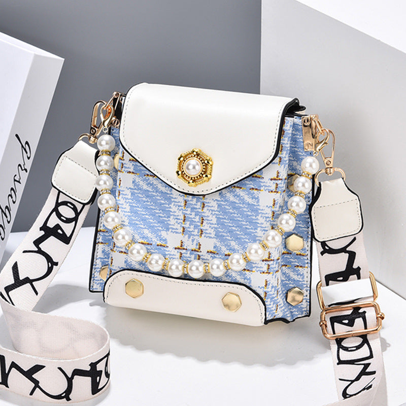 Fashion Women'S Crossbody Bag Girl'S Cute Princess Wallet Classic Shoulder Bag Summer Pearl Chain Phone Bag What Else You Got?
