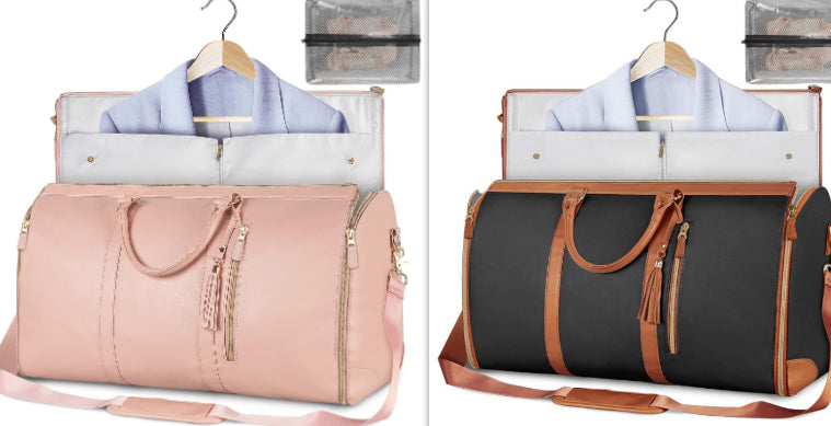 Large Capacity Travel Duffle Bag Women's Handbag Folding Suit Bag Waterproof Clothes Totes What Else You Got?