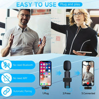Crystal-Clear Wireless Mic for iPhone & iPad – Studio Sound for Vlogs, Podcasts & Videos