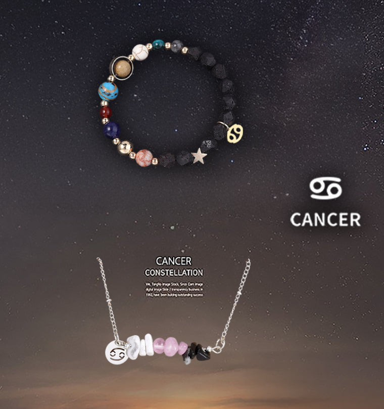 Natural Stone Necklace Set For The 12 Zodiac Signs What Else You Got?