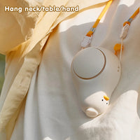 Stay Cool Anywhere with Adorable Duck Neck Fan
