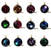 Heavenly Constellation Gemstone Necklace - Zodiac Starry Sky Jewelry