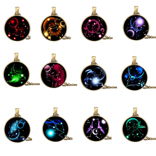 Zodiac Starry Sky Gemstone Necklace What Else You Got?