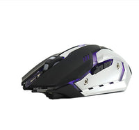 Silent Wireless Gaming Mouse – 6 Buttons | 1600 DPI | Bluetooth & 2.4G | Ergonomic Design