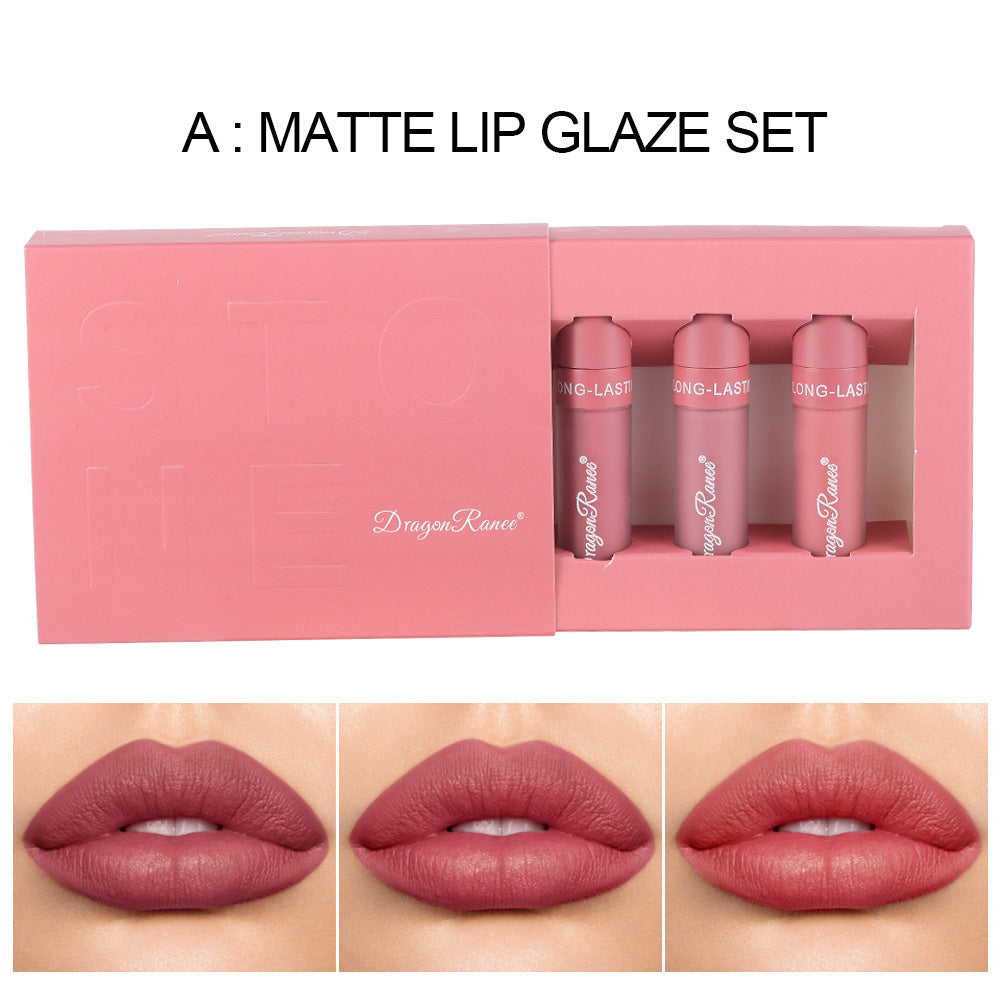3‑Piece Matte Lip Gloss Set – Long‑Lasting Mineral Formula, Non‑Stick Cup Finish What Else You Got?