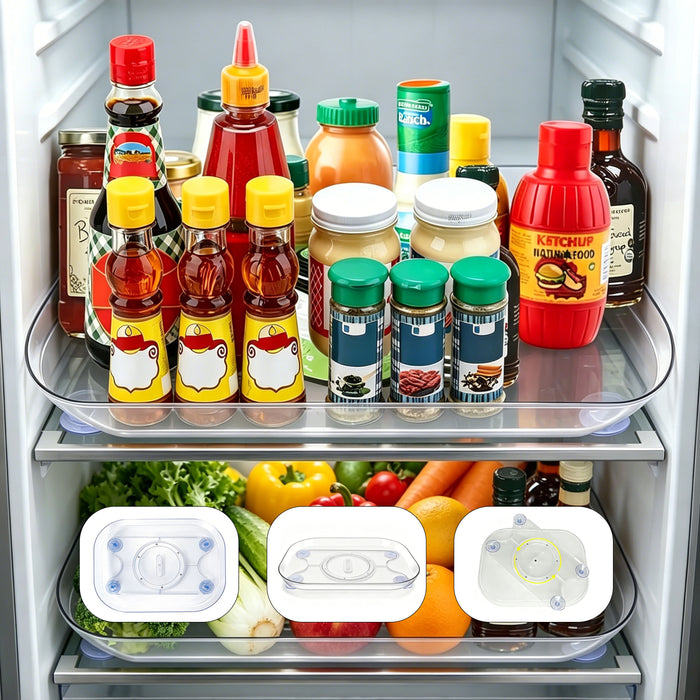 Clear Acrylic Lazy Susan – Rotating Pantry & Cupboard Organizer