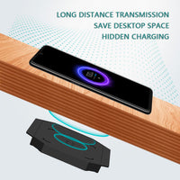 Hidden Under-Desk Wireless Charger – Qi Charging System with 9V Input/Output