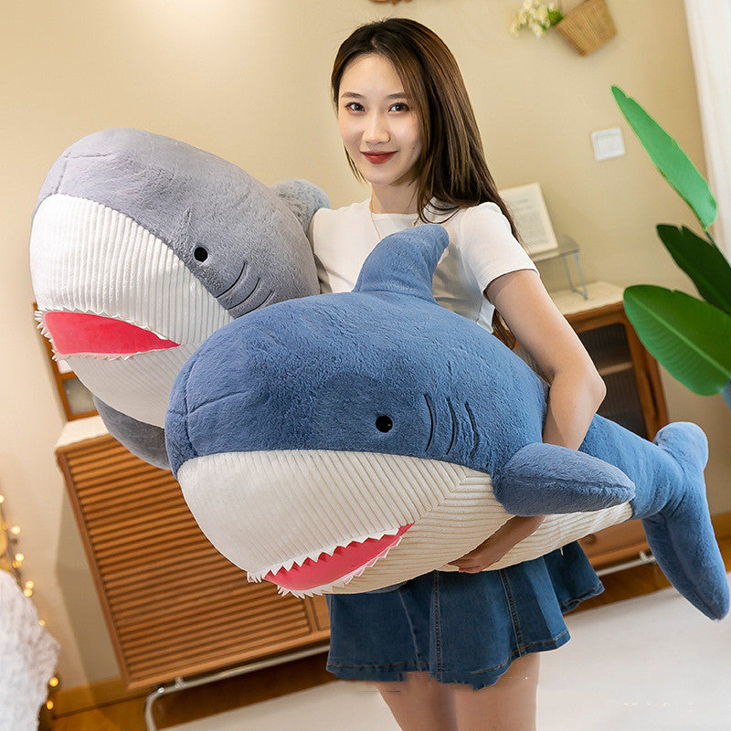 New Shark Throw Pillow Plush Toy Rabbit Fur Doll Doll What Else You Got?