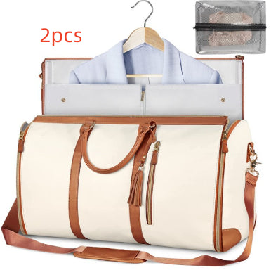 Large Capacity Travel Duffle Bag Women's Handbag Folding Suit Bag Waterproof Clothes Totes What Else You Got?
