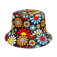 Retro Floral Sun Hat for Women - Bloom in Style