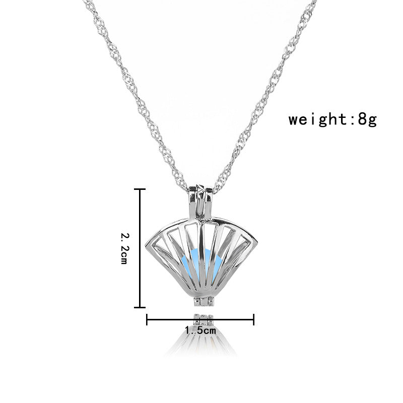 Colorful Glow‑in‑the‑Dark Shell Necklace What Else You Got?