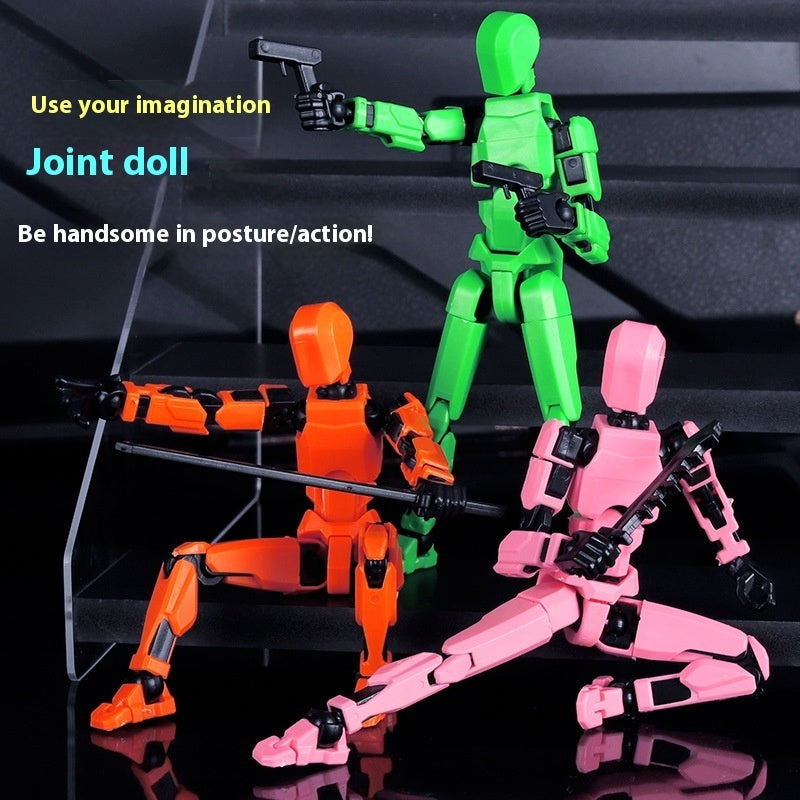 Multi‑Jointed Shapeshift Robot Figure – 3D‑Printed Movable Action Model with Weapons & Accessories What Else You Got?