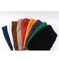 Men's Casual Cotton Corduroy Shorts - Preppy & Comfortable Summer Shorts in Multiple Colors