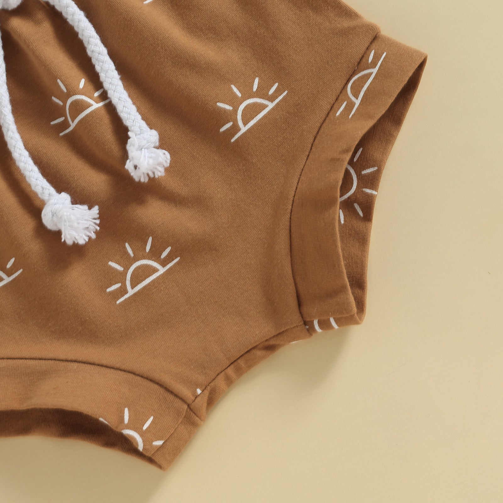 Newborn Baby Boys Summer Outfits Coconut Tree Print T-Shirt And Elastic Sun Print Shorts Set What Else You Got?