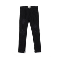 Men's Black Torn Jeans – High Street Distressed Denim