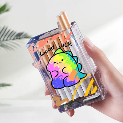 Cigarette Case with Built-In Lighter – Windproof Transparent Design for Everyday Carry