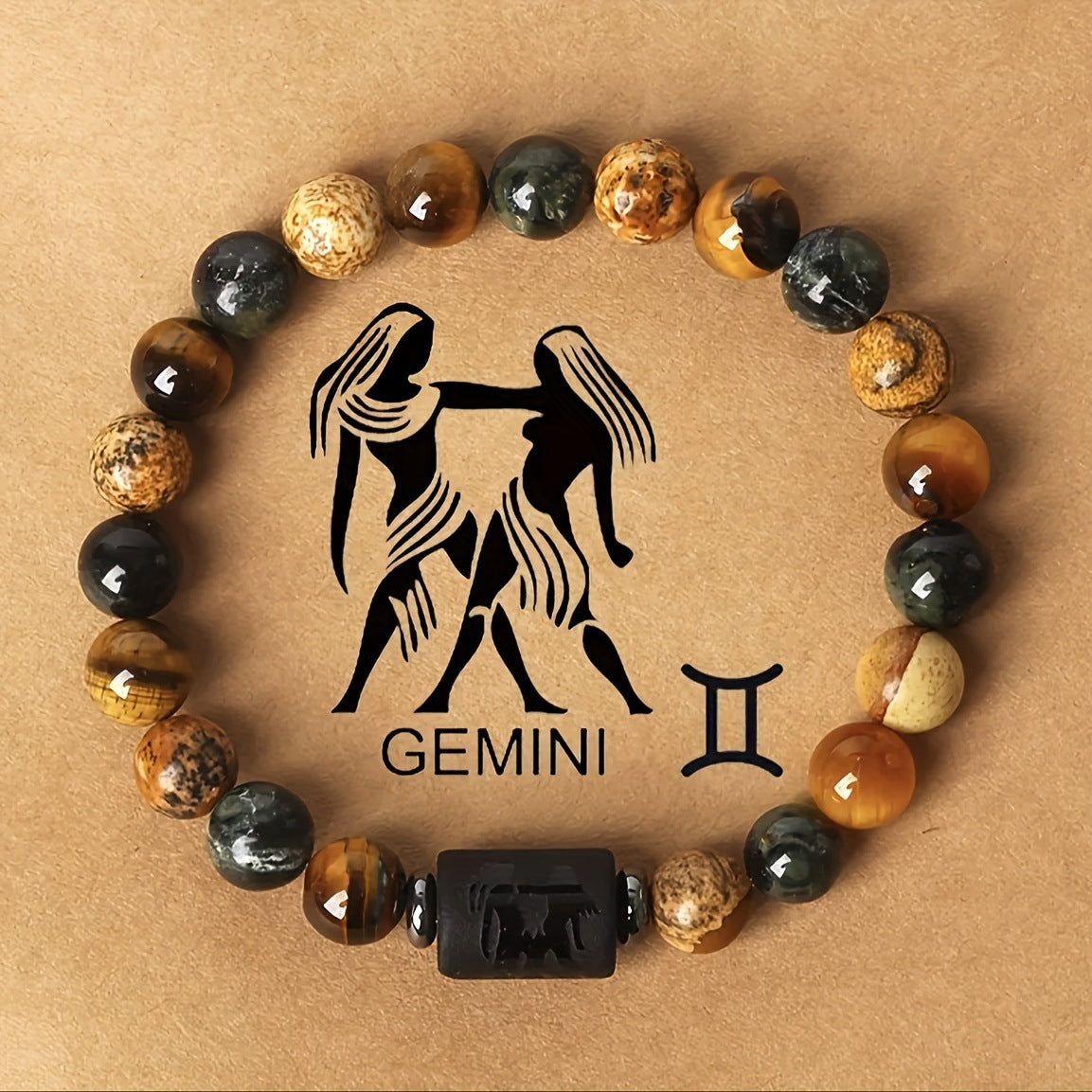 12 Zodiac Sign Natural Stone Bead Bracelet What Else You Got?