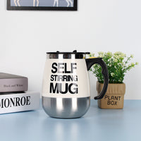 Self-Stirring Coffee Mug – Automatic Mixing Stainless Steel Cup