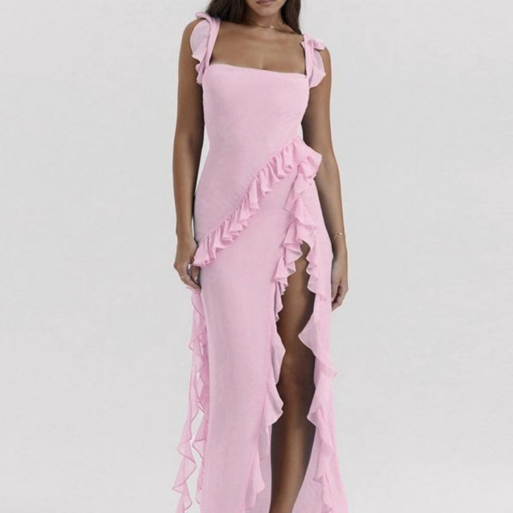 Female Summer Fashionable Stringy Selvedge Stitching Temperament Dress What Else You Got?