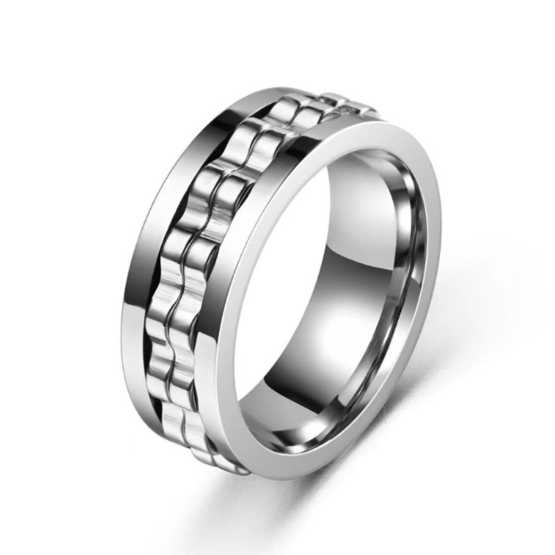 Unisex Titanium Steel Ring – Seiko‑Crafted High‑Polish Band in Multiple Colors What Else You Got?