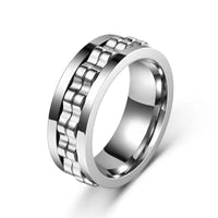 Unisex Titanium Steel Ring – Seiko-Crafted Minimalist Band Sizes 6–13