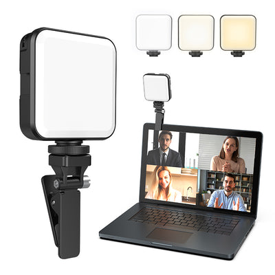Clip-On Fill Light for Phone & Laptop – Adjustable LED Video Light
