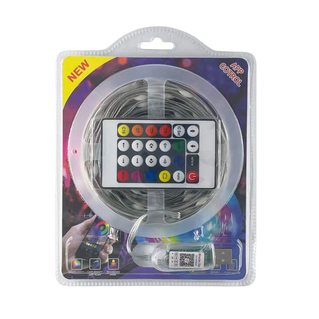 Smart Point Control Voice Control Lighting Chain Mobile Phone Bluetooth APP Control What Else You Got?