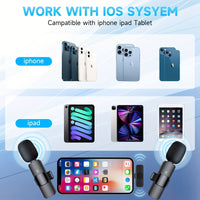 Crystal-Clear Wireless Mic for iPhone & iPad – Studio Sound for Vlogs, Podcasts & Videos