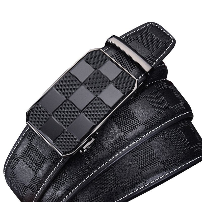 Men's Belt Automatic Leather Buckle Belt What Else You Got?