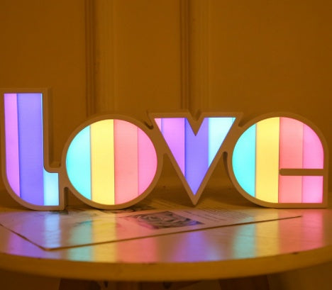 Valentines Day Decor LED LOVE Light Valentines Day Gift For Girlfriend Bithday Wedding Party Decoration Romantic Wedding Decor What Else You Got?