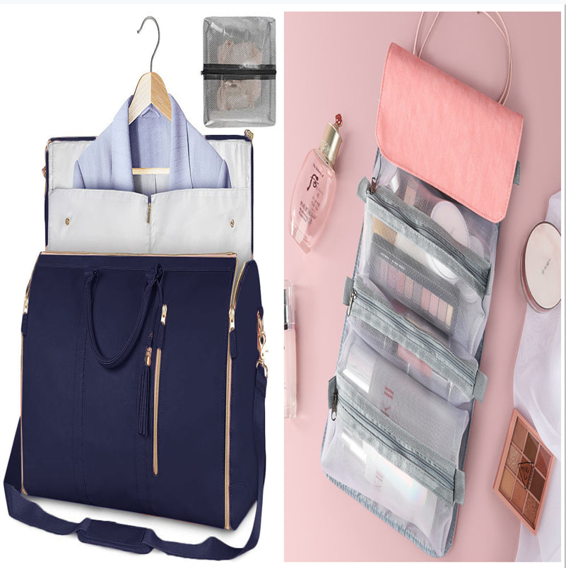 Large Capacity Travel Duffle Bag Women's Handbag Folding Suit Bag Waterproof Clothes Totes What Else You Got?