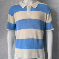 Elegant Christian-Inspired Summer Lapel Sweater for Men - Short Sleeve Fashion Wear | Stylish & Modest Design