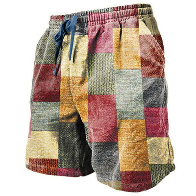 Breathable 3D Printed Casual Loose Shorts for Men - Lightweight & Comfortable Floral Design