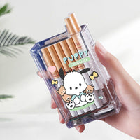Cigarette Case with Built-In Lighter – Windproof Transparent Design for Everyday Carry