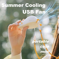 Stay Cool Anywhere with Adorable Duck Neck Fan