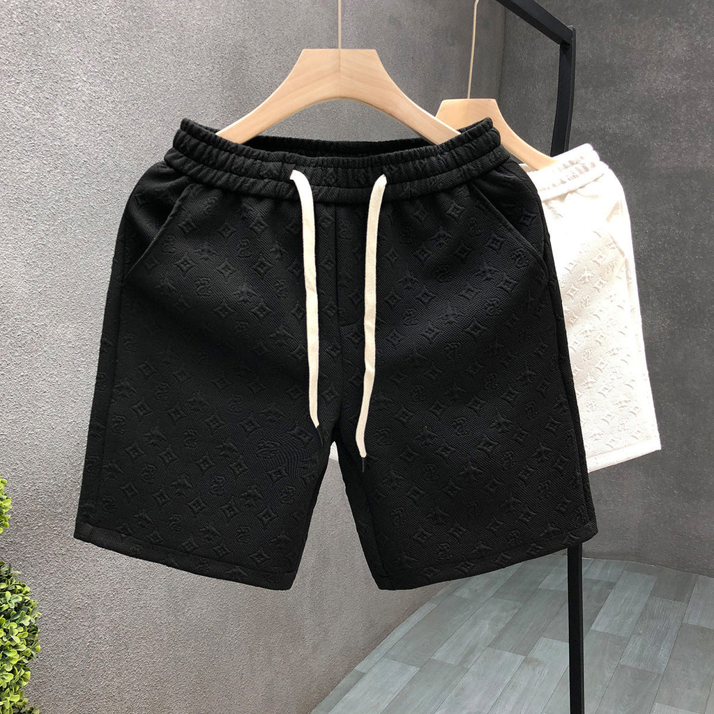 White Jacquard Shorts For Men Shorts What Else You Got?