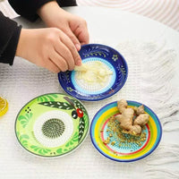 Ceramic Garlic & Ginger Grater Plate – Fresh Mince & Grate Tool for the Kitchen