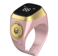 Smart Tasbih Ring – Bluetooth Muslim Prayer Counter with OLED Display & Dhikr Tracker
