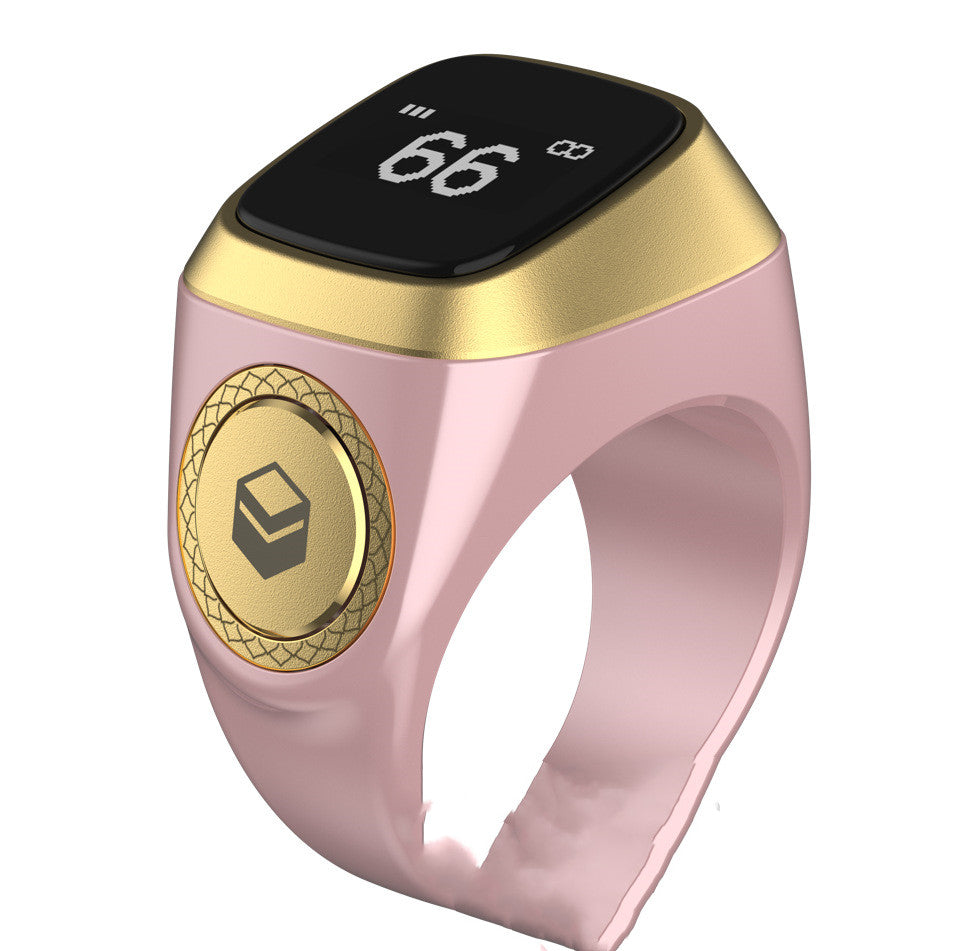 Smart Tasbih Ring – Bluetooth Muslim Prayer Counter Ring with OLED Display What Else You Got?