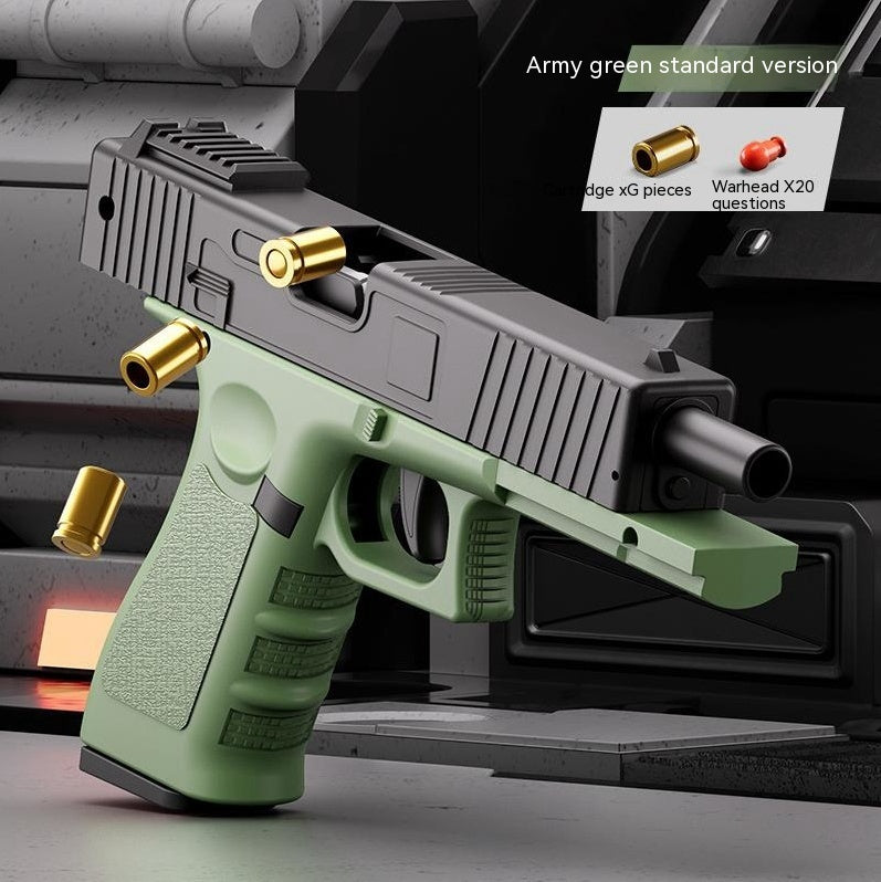 Children's Plastic Automatic Throwing Shell Toy Gun What Else You Got?