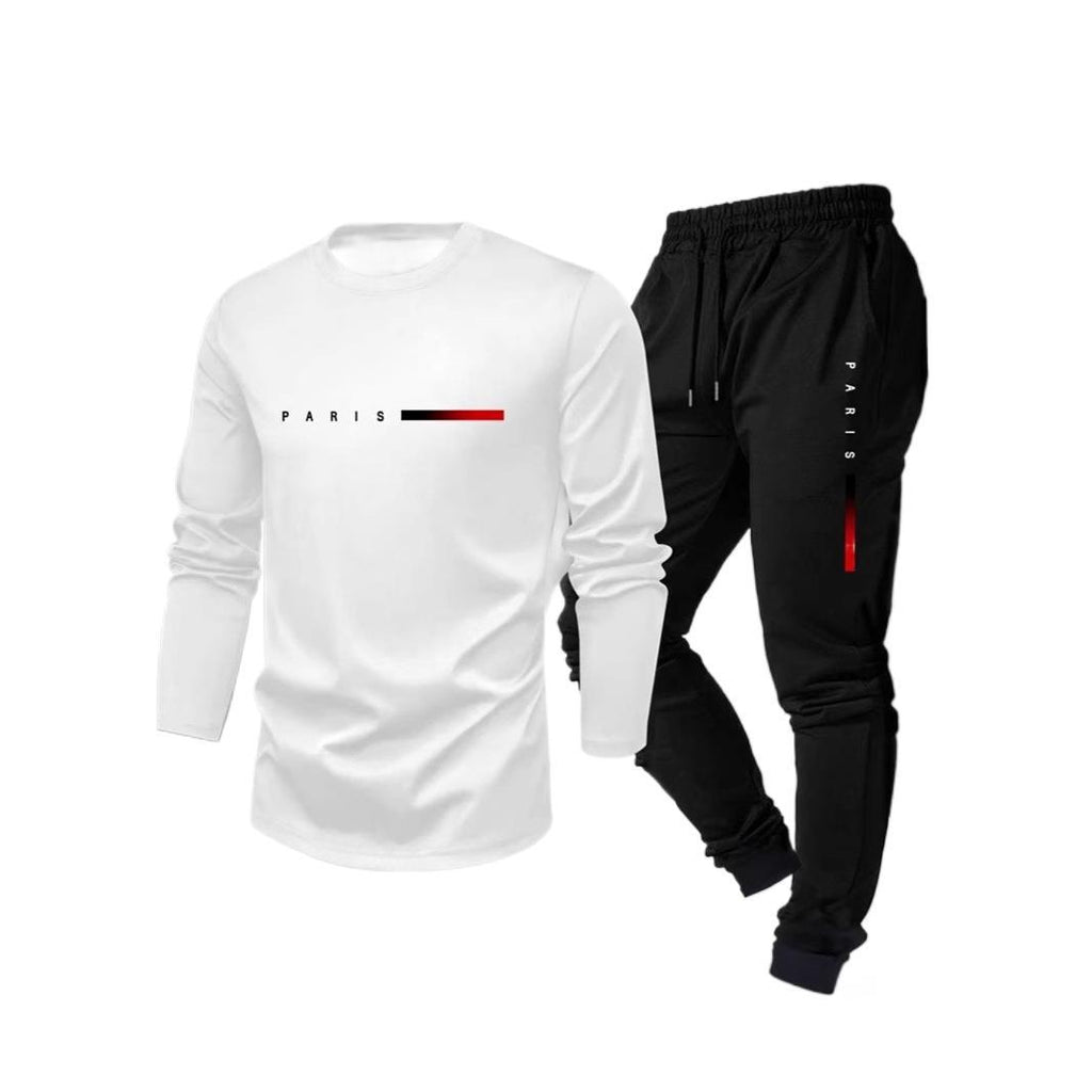 Men’s Long‑Sleeve Top and Pants Set – Casual Two‑Piece Outfit with Faux Cotton Air‑Layer Fabric (S–3XL) What Else You Got?