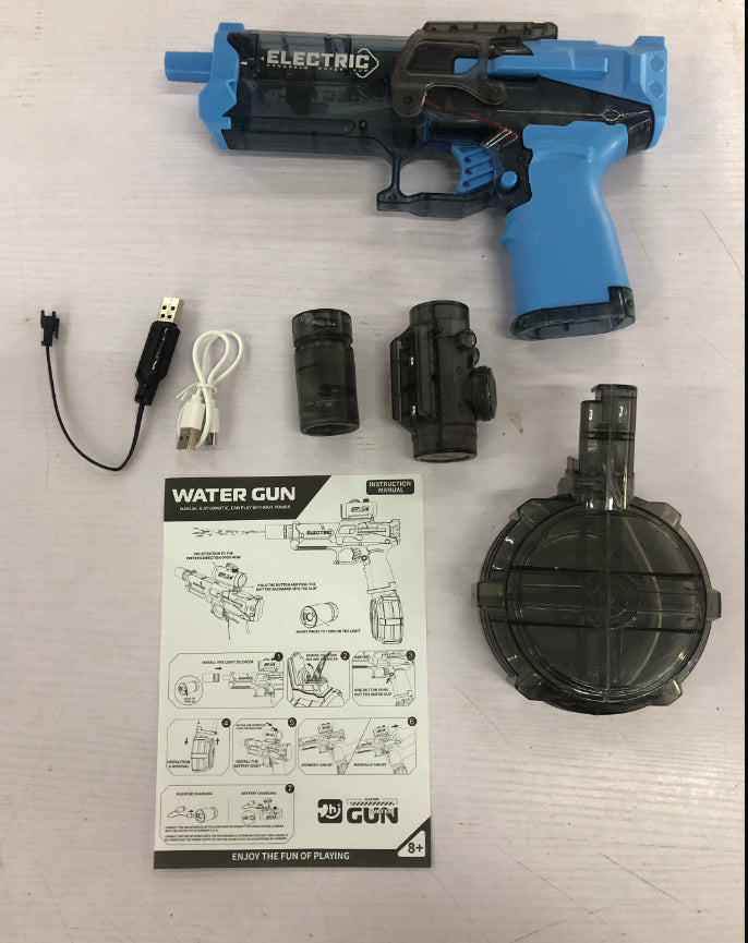 Fire Rat Electric Water Pistol Cool Light Full Automatic Water Spray Gun Summer Toy Sports Entertainment Children Gifts AC223 What Else You Got?